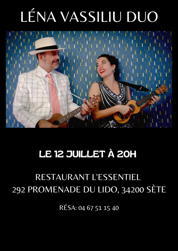 Affiche de concerts à l'Essentiel Sète